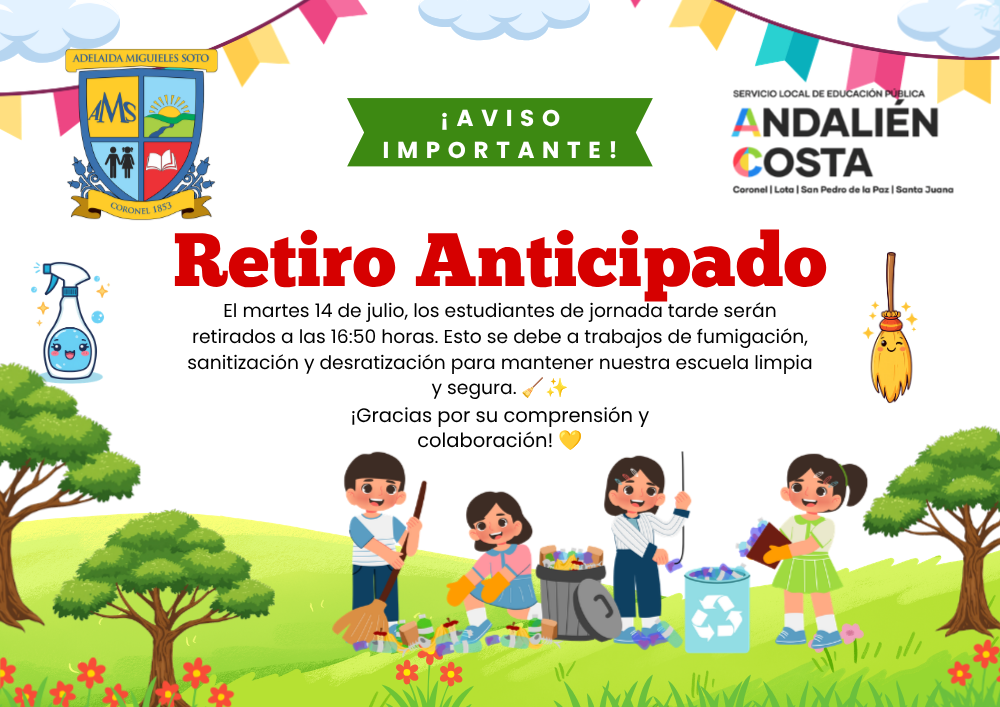 📢 Comunicado: Modificación de Horario de Salida Jornada de la Tarde