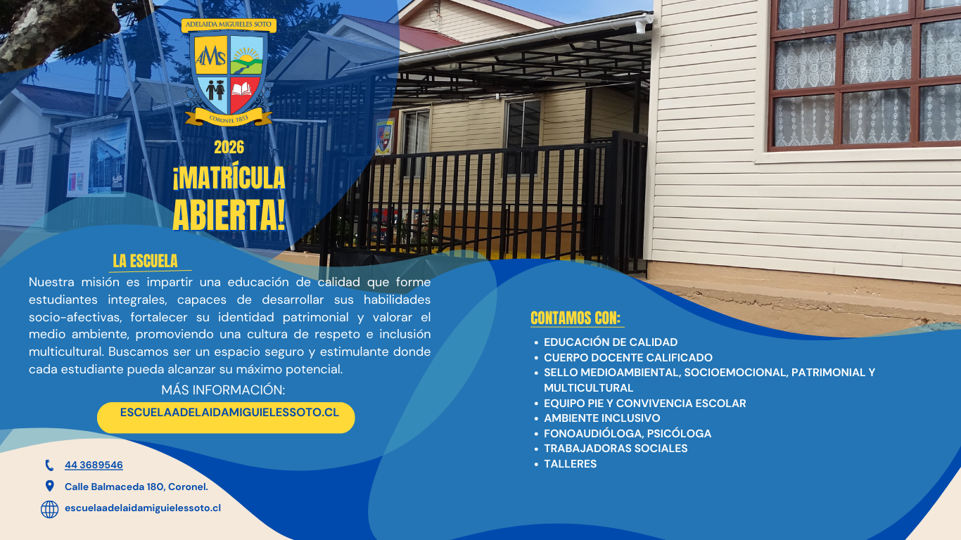 Proceso de Matrículas Abiertas Año 2026